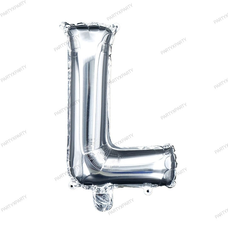 32吋字母氣球 生日氣球派對佈置裝飾 - 銀 B119