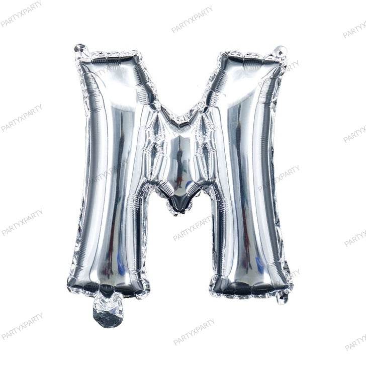 16″ Silver Letter Balloons – B009 - party X party