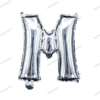 32″ Silver Letter Balloons –B119 - party X party