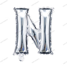 Load image into Gallery viewer, 32-inch letter balloon birthday balloon party decoration - Silver B119
