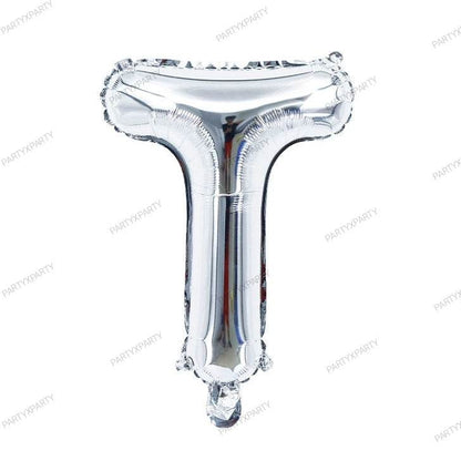 16″ Silver Letter Balloons – B009 - party X party