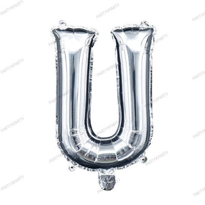 32-inch letter balloon birthday balloon party decoration - Silver B119