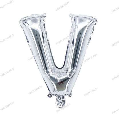 32″ Silver Letter Balloons –B119 - party X party