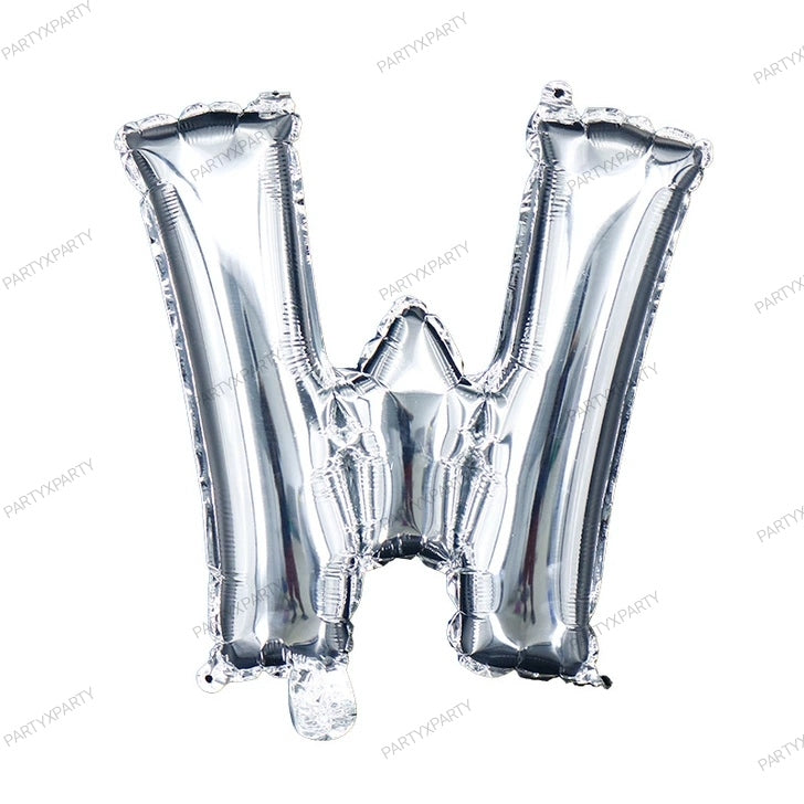 32吋字母氣球 生日氣球派對佈置裝飾 - 銀 B119