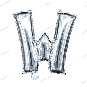 32-inch letter balloon birthday balloon party decoration - Silver B119