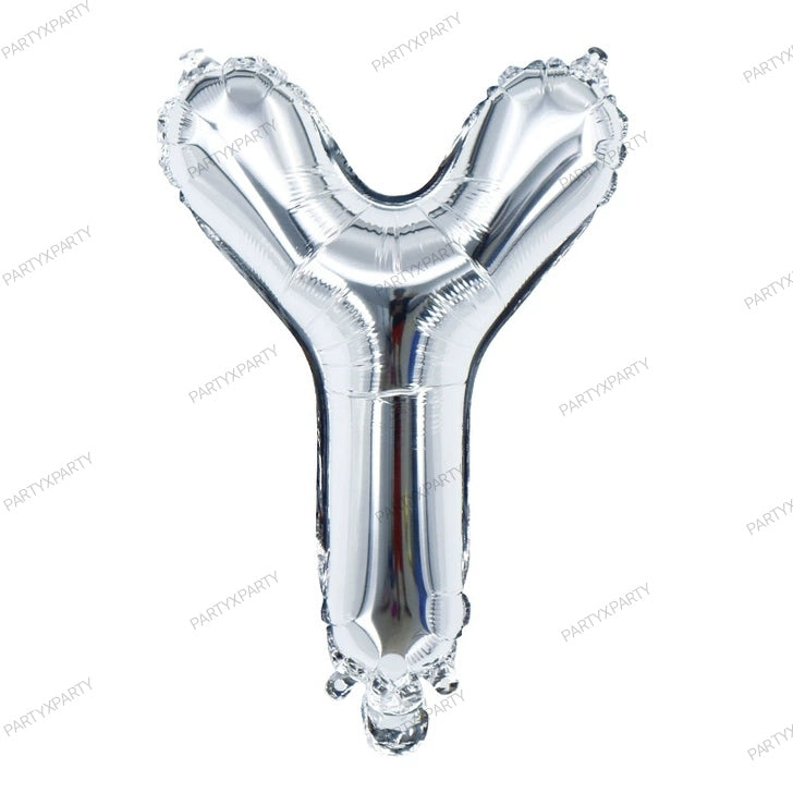 32吋字母氣球 生日氣球派對佈置裝飾 - 銀 B119