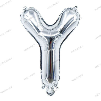 32″ Silver Letter Balloons –B119 - party X party