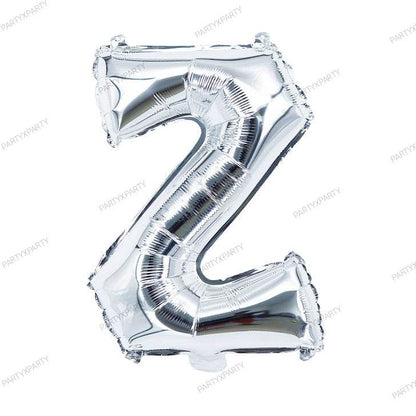 32″ Silver Letter Balloons –B119 - party X party