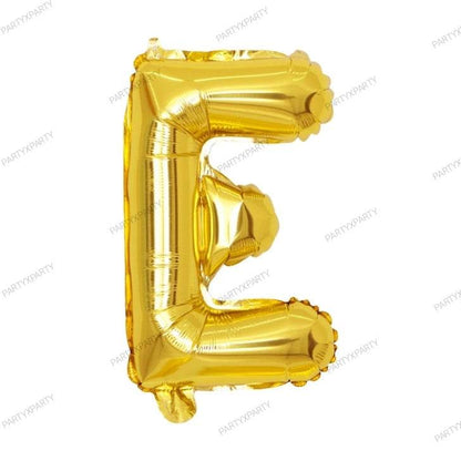 16″ Gold Letter Balloons– B009