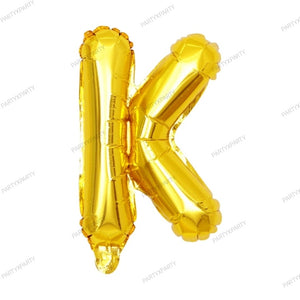 16吋字母氣球 生日氣球派對佈置裝飾 - 金 B009