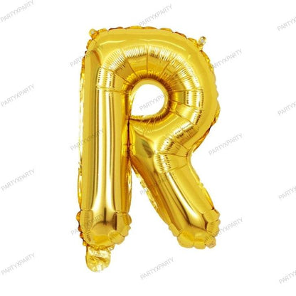 16″ Gold Letter Balloons– B009