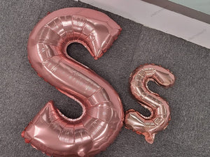 32-inch letter balloon birthday balloon party decoration - Silver B119