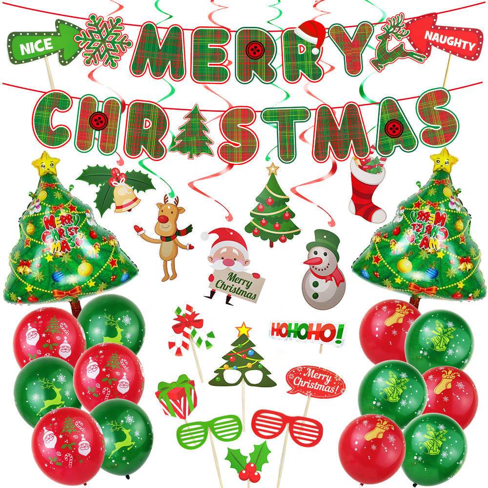 Limited Edition Christmas Flag Banner Set – Festive Holiday Decoration – L001 - party X party