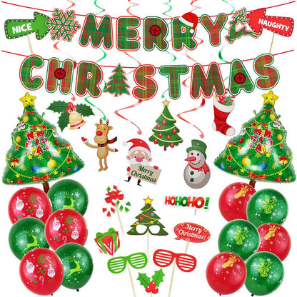 Limited Edition Christmas Flag Banner Set – Festive Holiday Decoration – L001 - party X party