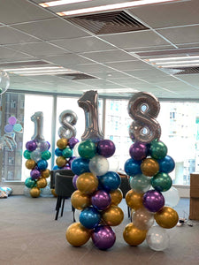 32吋數字丶字母氣球造型立柱(175CM)
