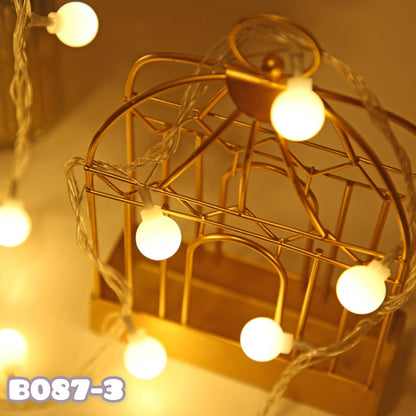 Bobo warm white light string, birthday party, couple proposal, anniversary decoration – B087-3