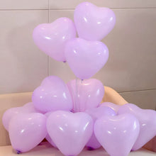 Load image into Gallery viewer, 10-inch Macaron Heart Balloon Birthday Balloon Arrangement Decoration/B090
