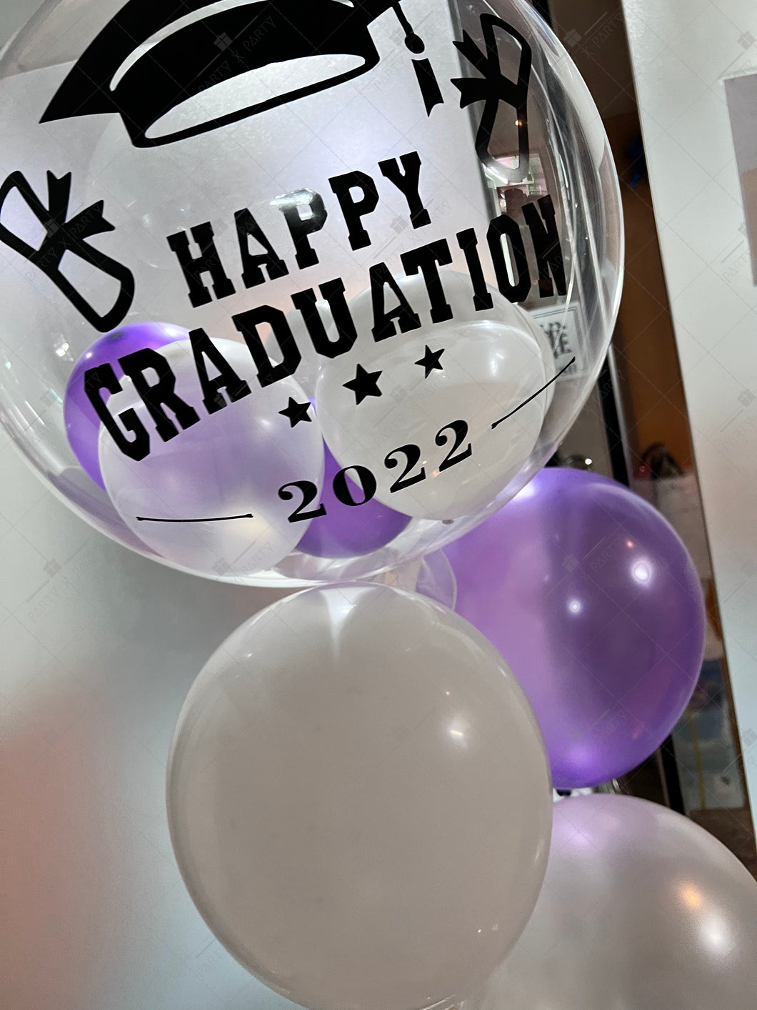 Japanese Crystal Balloon Bundle Set with Customized Printing (Graduation Series)