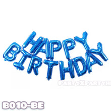 Load image into Gallery viewer, 16-inch HAPPY BIRTHDAY letter SET birthday balloon party decoration B010
