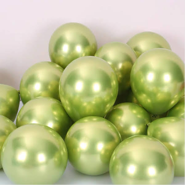 金屬氣球 生日氣球佈置裝飾 金屬青綠--B005-LG