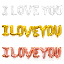 Load image into Gallery viewer, 16-inch I LOVE YOU Balloon SET Couple Anniversary Confession Proposal Birthday Balloon Decoration-B020 [Three Colors]❤
