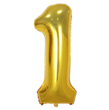 Load image into Gallery viewer, 32-inch number balloon (gold) birthday balloon party decoration B008-G
