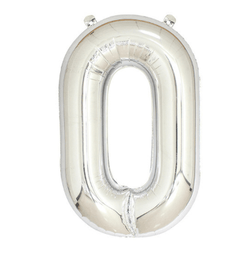 Silver digital balloon set--B008FS (for internal use) - party X party
