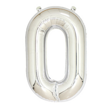 Load image into Gallery viewer, Set of silver number balloons--B008FS (internal use)
