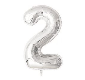 Silver digital balloon set--B008FS (for internal use) - party X party