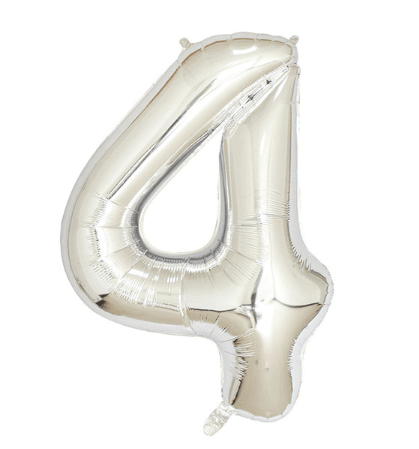 Silver digital balloon set--B008FS (for internal use) - party X party