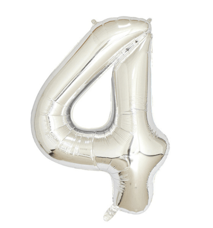 Silver digital balloon set--B008FS (for internal use) - party X party