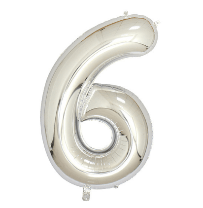 Silver digital balloon set--B008FS (for internal use) - party X party