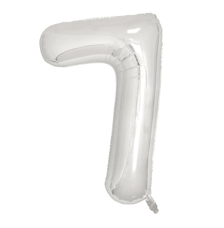 Silver digital balloon set--B008FS (for internal use) - party X party