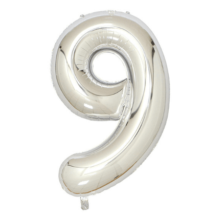Silver digital balloon set--B008FS (for internal use) - party X party