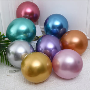 🈹金屬氣球組合(混色x10)--S156