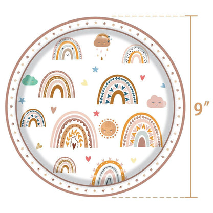 Bohemian Style Birthday Party Tableware Set (10 persons)--A030 - party X party