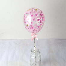 Load image into Gallery viewer, 5-inch sequined round small balloon + hand stick set--B112
