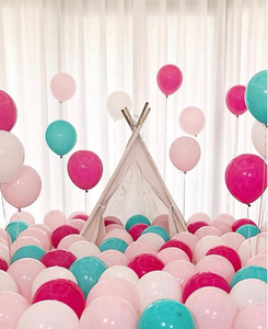 馬卡龍+啞光氣球組合 生日氣球佈置裝飾