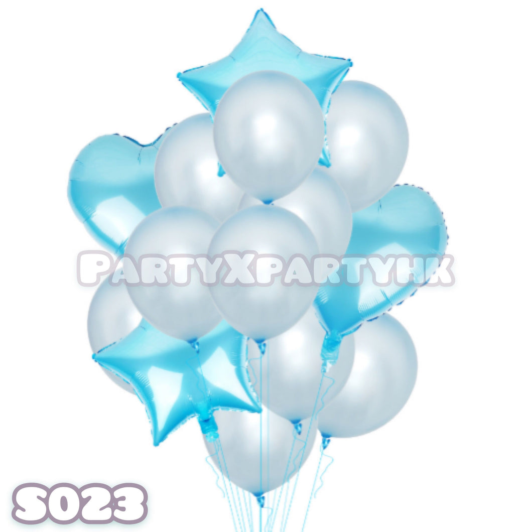 Party Balloons Star Heart Balloon Arrangement Set S023