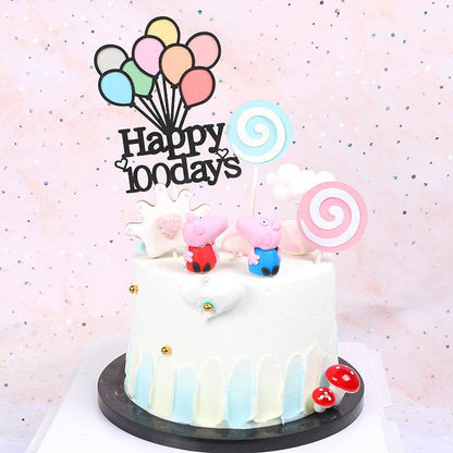 Colorful Balloon Cake Insert--A045/A046