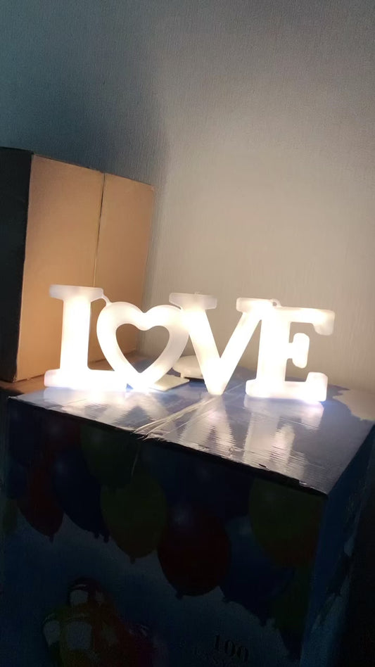 Valentine’s Day Limited LOVE LED Light Sign – Proposal & Anniversary Decor--LED01